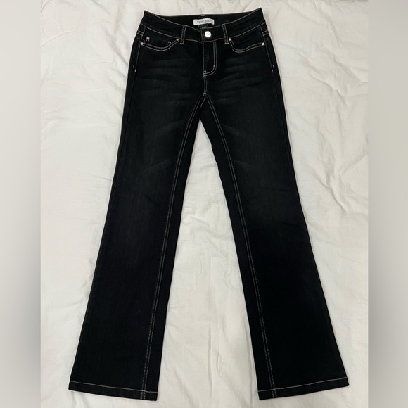 NWT White House Black Market Bootcut Black Jeans, Short Inseam - Picture 2 of 4